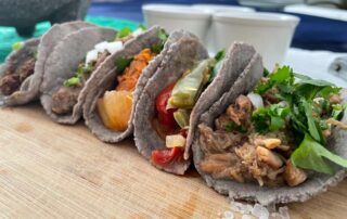 Tacos made with hand made tortillas and authentic Mexican ingredients. Only at Proper Tacos.