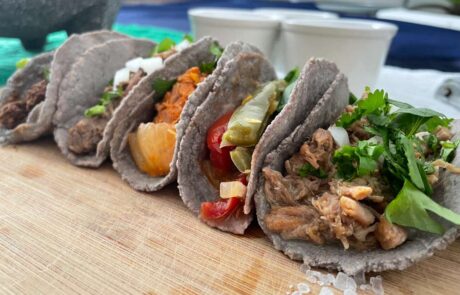 Tacos made with hand made tortillas and authentic Mexican ingredients. Only at Proper Tacos.